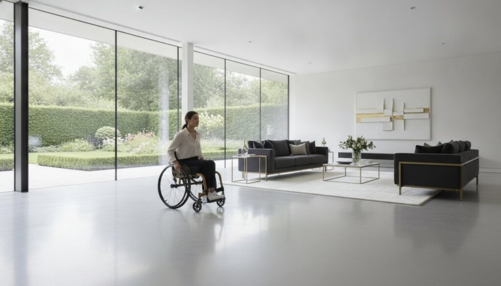 Seamless Flooring for Disabled Access: Safe & Stylish