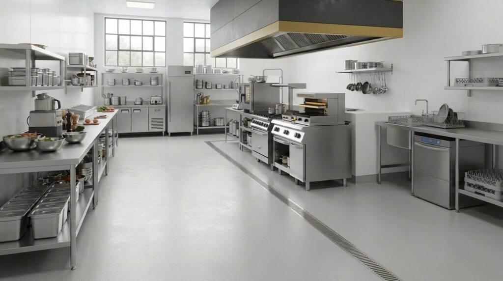Commercial Kitchen Flooring Regulations UK: A Practical Guide