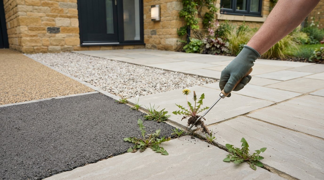 How to Stop Driveway Weeds and Choose a Treatment for Your Surface